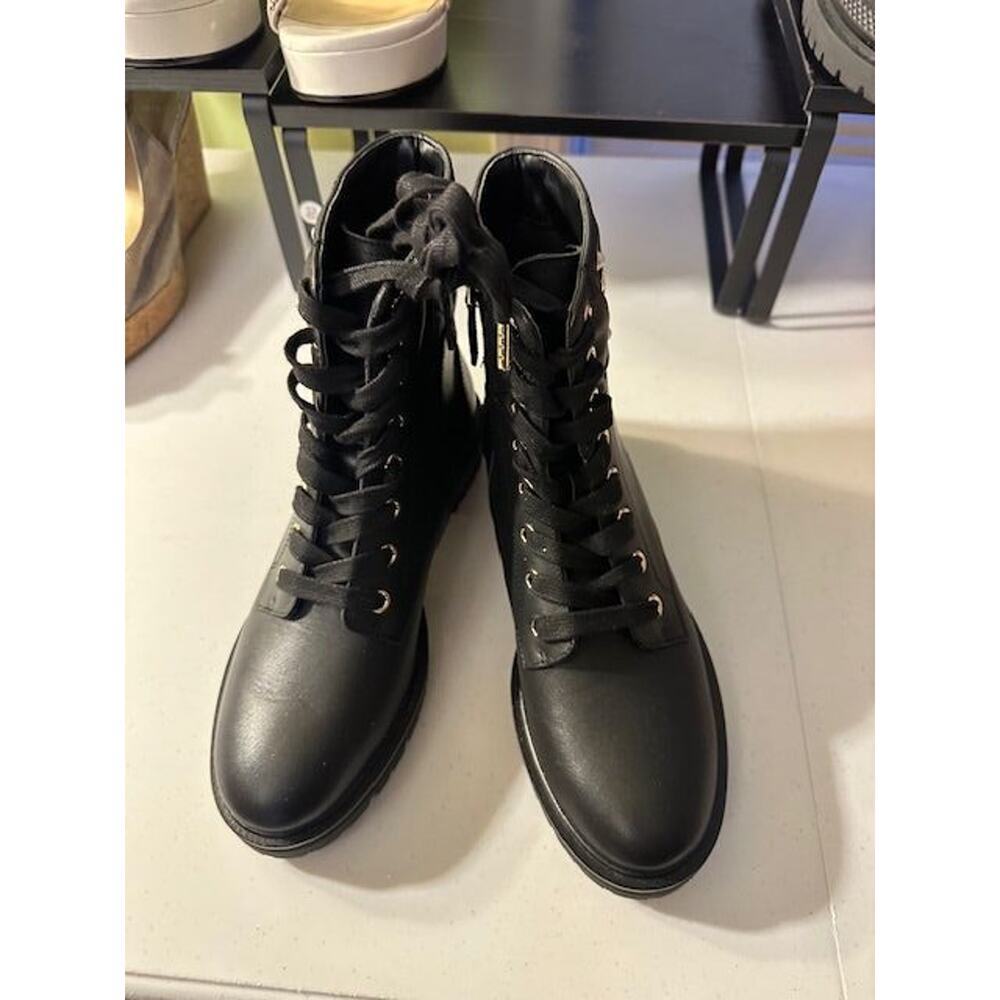 Billie Booties Black with Pearls Sz 6 Kate Spade
